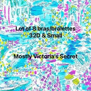 8 Bra & Sports Bra lot mostly Victoria’s Secret